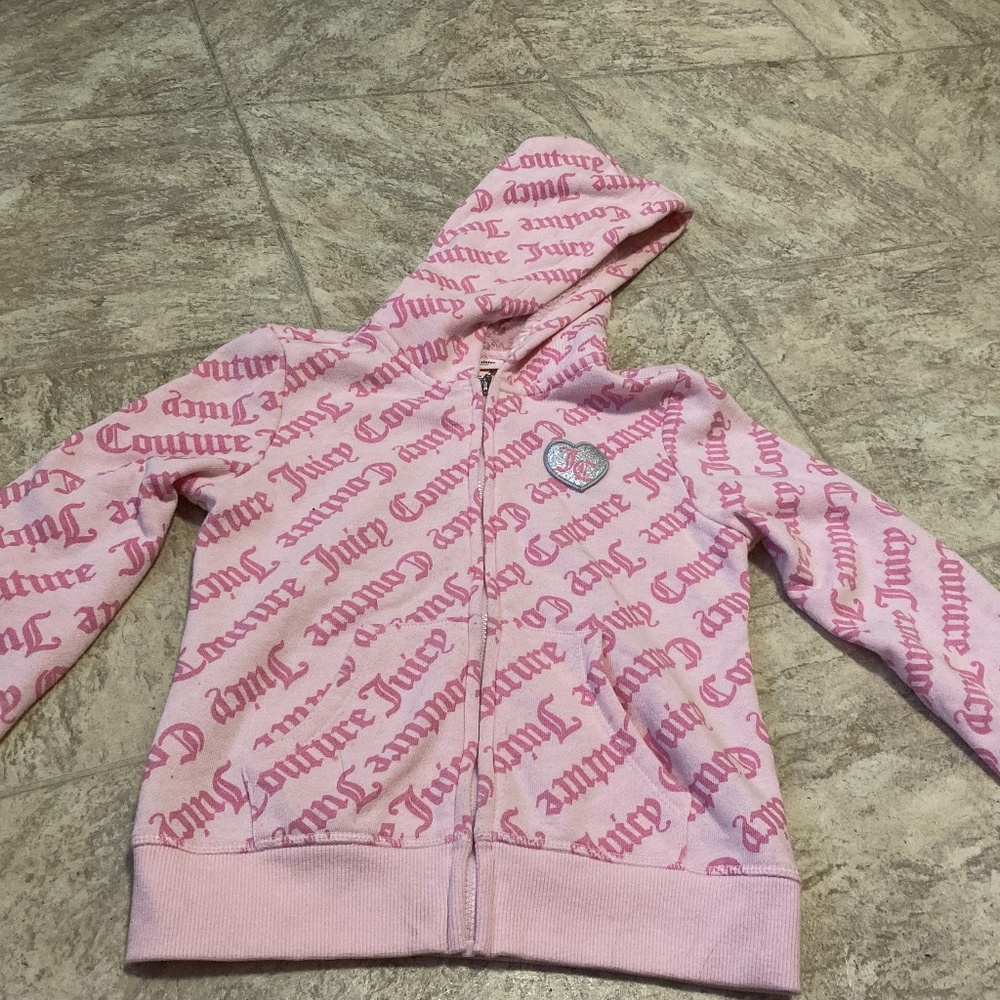 Size 7 Girls Juicy Couture Sweatshirt